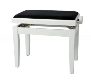 GEWApure Piano bench FX white highgloss